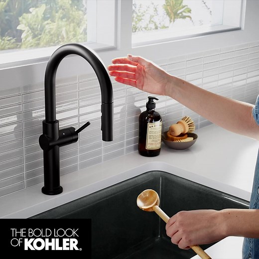 Make your daily routine more hygienic and efficient with KOHLER touchless kitchen faucets. | KOHLER