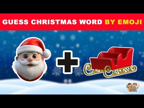 20 Christmas Emoji Puzzles! 🎅🎄 Guess the Christmas Word by Emoji | Fun Holiday Quiz for Kids