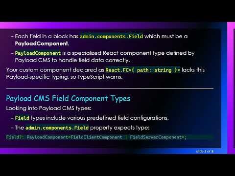 Fixing TypeScript Error: Assigning FC { path: string } to Payload CMS Custom Field Component