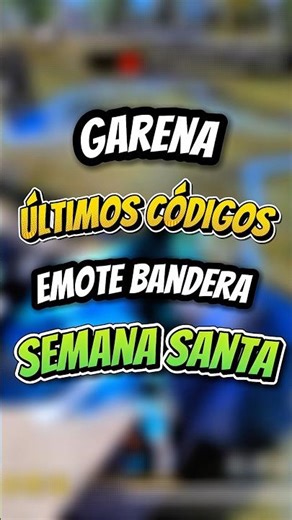 ✅ Garena suelta los últimos códigos del emote bandera de guerra por semana santa🔥#parati #freefire