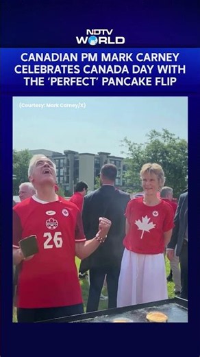 Canadian PM Mark Carney Celebrates Canada Day with “Perfect” Pancake Flip