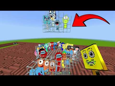 Muitos Novos Nextbots De Incredibox Sprunki Oc Em Caixas Coloridas No Mod Do Minecraft Pe!