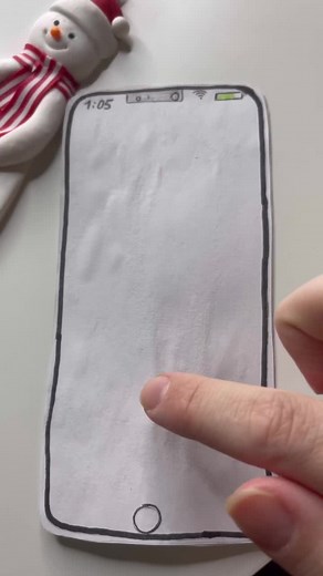 Interactive Paper Smartphone Simulation