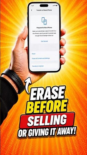 Factory Reset Your iPhone Before Selling