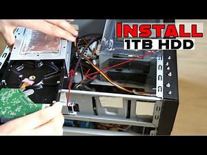 WD Blue 1TB Desktop HDD + Install in PC Aerocool case