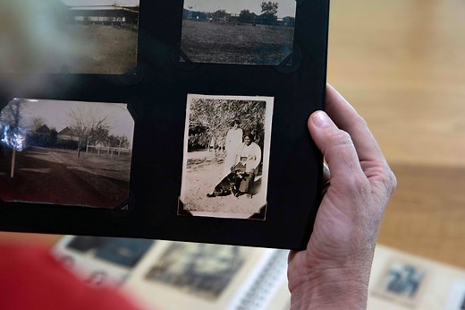 Ellen Fanning had been looking at the photo for years. The women were not sitting in the lush garden of that vast sheep station by choice. Why were they in her grandmother's photo album? | ABC The Drum