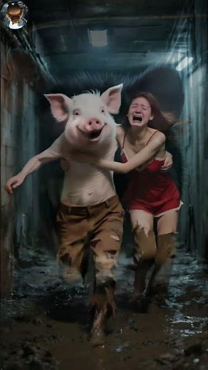 Girl Falls Into Sewer, Pig Tries to Save Her — Gets Eaten, Cat Becomes Hero! #petsunited #animation