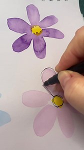 61K views · 988 reactions | I create these watercolour flowers to use...