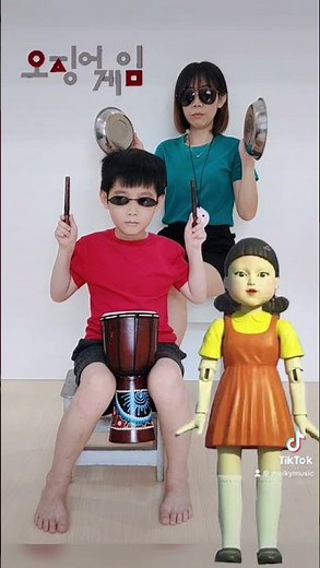 Pinky老师的周末在家做什么？#stayathome #鱿鱼游戏 #squidgame #亲子互动