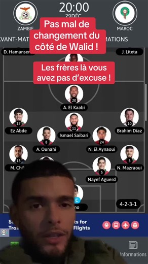 Analyse de la composition du Maroc contre la Zombie