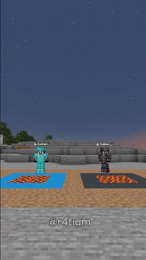 Minecraft Netherite VS Diamond ARMOR 🛡️