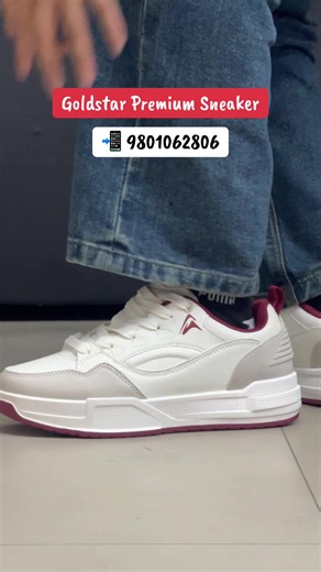 Goldstar Premium Sneaker Arc 6A White Red Rs : 2379 Store : Koteshwor Bus Stand ( Please check pin video for exact location ) Contact : 9801062806 #newarrivals #whitesneakers #sale #goldstarshoeskoteshwor #goldstarshoes