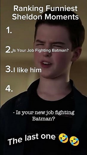 Top 4 funniest Sheldon Moments#shorts