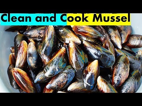 Goan Mussel Fried & How to clean Mussels & Cook | Debeard Mussels | Zob Cleaning