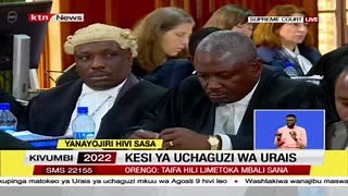 Willis Otieno: There is no lacuna in the law if this election is nullified, the sitting president will continue in office until a new one is sworn in. Chebukati is not immortal, does it mean this country will collapse if he resigns? No. #SupremeCourt | KTN News Kenya