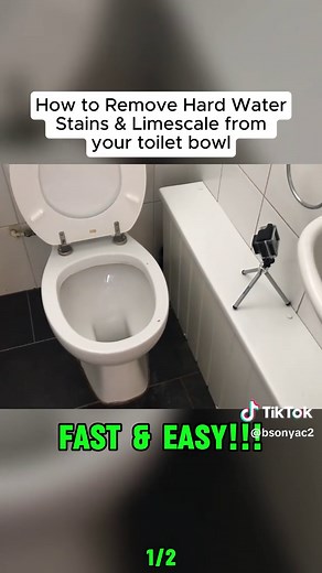 Remove Hard Water Stains from Toilet Easy Guide