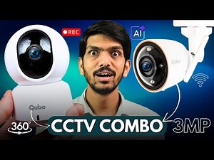 Qubo Smart Cam 360 & Smart Bullet AI Camera Review | Best Indoor & Outdoor WiFi CCTV Combo for Home