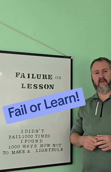 Failure or a lesson! Every experience in your recovery is an opportunity to learn and do it better next time. #failure #lesson #inspiration #coach #braininjurysurvivor #concussion #habit #fyp