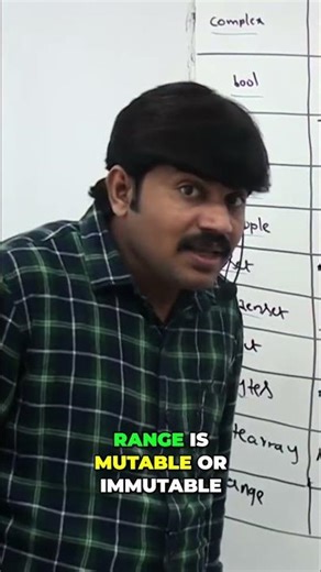 Python Range: Immutable Sequences Explained Simply #shorts