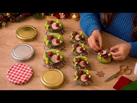 Turn OLD jar Lids and Cotton balls into a Beautiful piece of Home Decor!😍 Best from Trash!