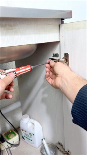 Fix Your Sagging Cabinet Doors in 10 Seconds! 🛠️