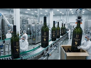 Inside a Modern Grape Wine Factory: From Fresh Grapes to Perfect Bottled Wine