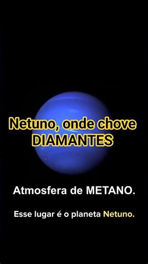 Neptune, where it rains DIAMONDS