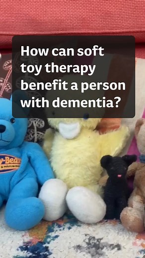 Did you know that soft toy animals or lifelike dolls can benefit people living with dementia, particularly in the later stages? 🤔 The sensation of holding a toy animal or doll can be soothing and comforting. It may remind them of a time when they had young children or a pet of their own. 💙 But what should you consider when using soft toys? Watch this video for our top tips. Have you tried this with your loved one? Share your thoughts and experiences in the comments. 👇 | Dementia UK