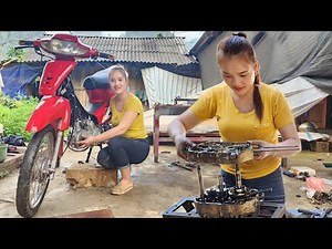 Complete repair and restoration of HONDA 110cc motorbike engine for a neighbor