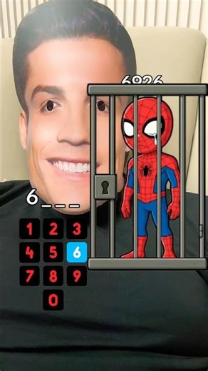 Cristiano Ronaldo Will Save Spider-Man Before It’s Too Late… 1 Wrong Code = GAME OVER 💀 #cr7 #game