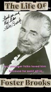 The Life Of Foster Brooks #comedian #comedy #classiccomedy #history