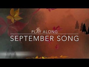 September Song (K.Weill) Backing track + music sheet