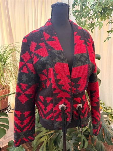 Vintage Woolrich Concho Wool Jacket - Etsy