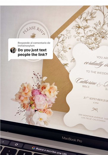 How to Share Your Wedding Website Link Elegantly