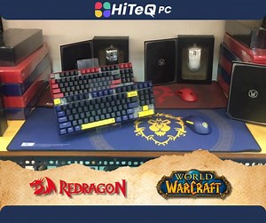 Try out the World of Warcraft Limited Edition Mechanical Keyboard and...
