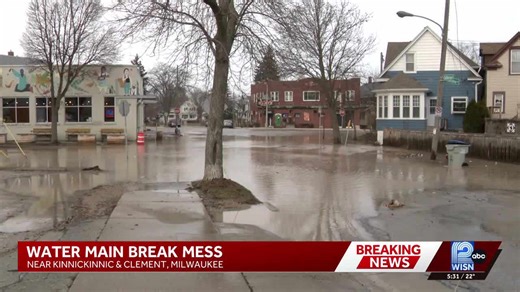 Milwaukee water main break causes mess for residents and businesses
