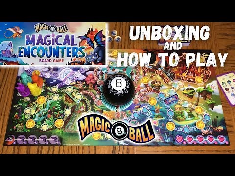 Magic 8 Ball: Magical Encounters Board Game - Unboxing and How to Play