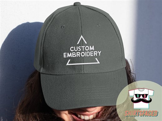 Custom Embroidered Hat , Personalized Dad Cap, Embroidery Logo Baseball Hat, Custom Caps, Unisex Baseball Cap, Custom Hat, Business Merch - Etsy