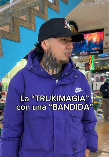 @yosoybandidaa haciendo la TRUKIMAGIA con el Barny @BandidaStore