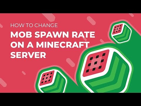 How To Change The Mob Spawn Rate on a Minecraft Server!