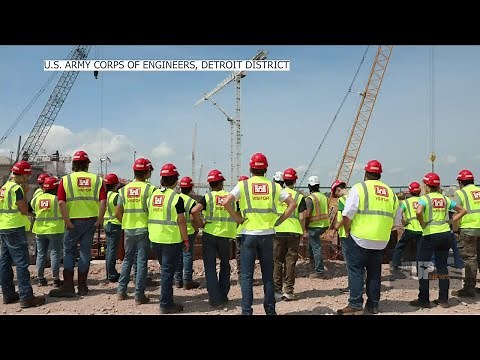 Halfway through construction, new lock at the Soo project reaches milestone