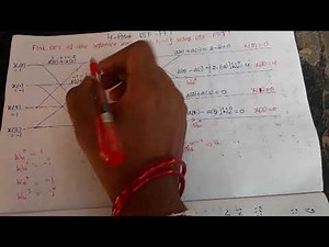 Easy way to solve the radix -2 using 4- point DIF-FFT Method
