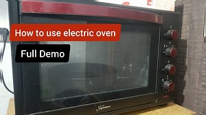 16K views · 300 reactions | How to use electric baking oven | How to use electric oven | electric oven use | How to use otg | Baking Videos by Zainab cake and cupcakes | Facebook