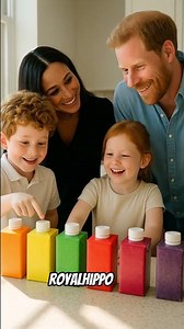 Prince Harry and kids taste different juices #juice #taste #drink #yummy #fyp #familyfun