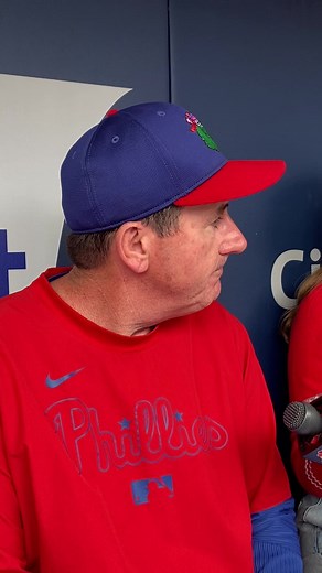 6K views · 73 reactions | How does Rob Thomson plan to keep the Phillies sharp this week with a bye through the National League Wild Card Series? – Tuesday: regular workouts with focus on team fundamentals, batting practice with velocity and curveball machines – Wednesday: On-Deck Intrasquad Game at Citizens Bank Park – Thursday: optional workouts – Friday: MLB's mandatory workout | 97.5 FM The Fanatic Philadelphia | Facebook