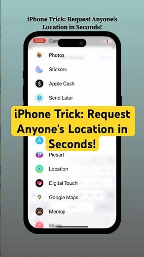 How to Ask for Someone's Location on iPhone FAST! #shorts #iphone