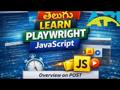 Playwright API Testing: Creating Data with POST Requests (Telugu)