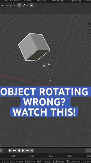 Blender Object Rotating Around the Wrong Point? Fix This