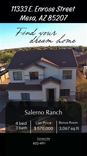 Arizona dream home listing by AZ Real Estate Dude. #azhomesforsale #mesarealestate #hometour #mesa