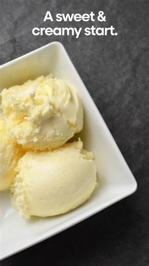 Peach season glow up 🍑 Sweet, tangy, and totally summer. Grab the ingredients at Cub! - Stoneridge Vanilla Ice Cream - Essential Everyday Balsamic Vinegar - Juicy Colorado Peaches | Cub